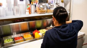 Delia Flores stirs a pico de gallo salsa at Antojitos Chepe, in South Ogden, Sept. 11, 2024.