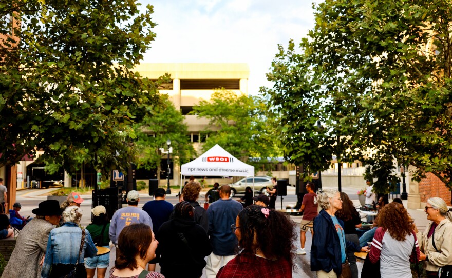 Community members enjoy summer evening at Live and Local at The Landing.