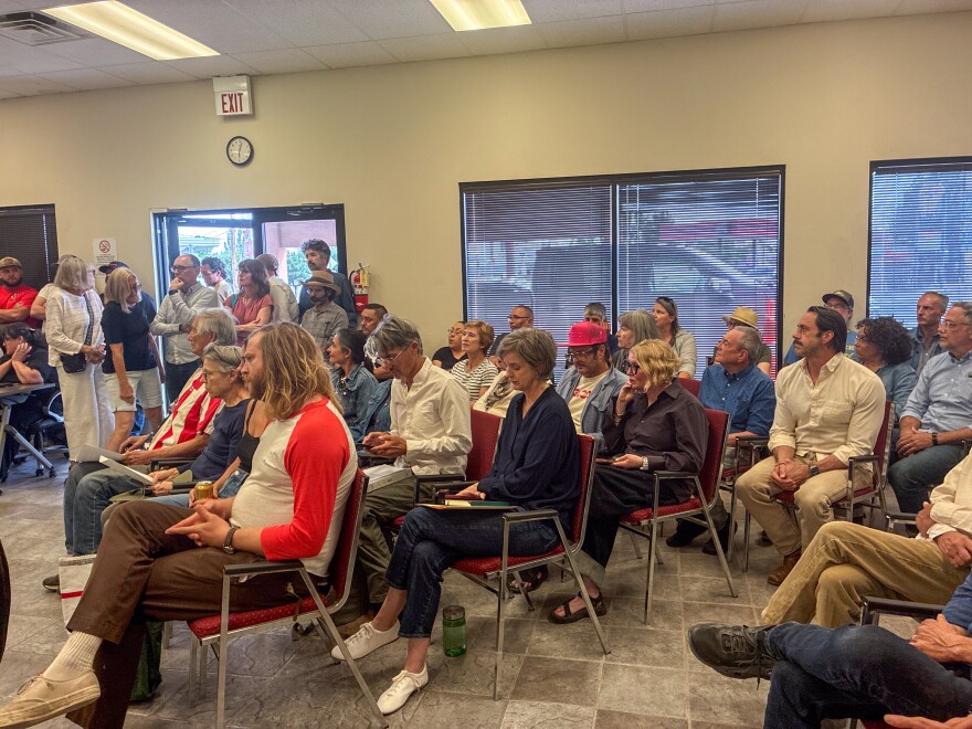 It was standing room only at Marfa City Hall on Monday night as local residents showed up to make their concerns known about AEP’s substation proposal.