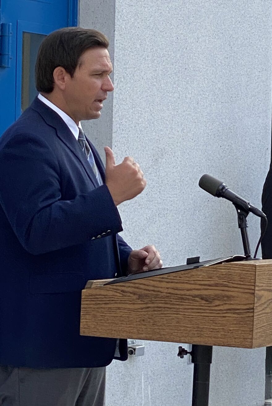 Governor Ron DeSantis signed an executive order banning vaccine "passports" in Florida