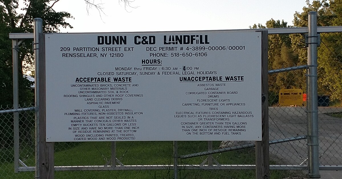 NYSDEC Announces New Enforcement Actions Against Dunn Landfill WAMC