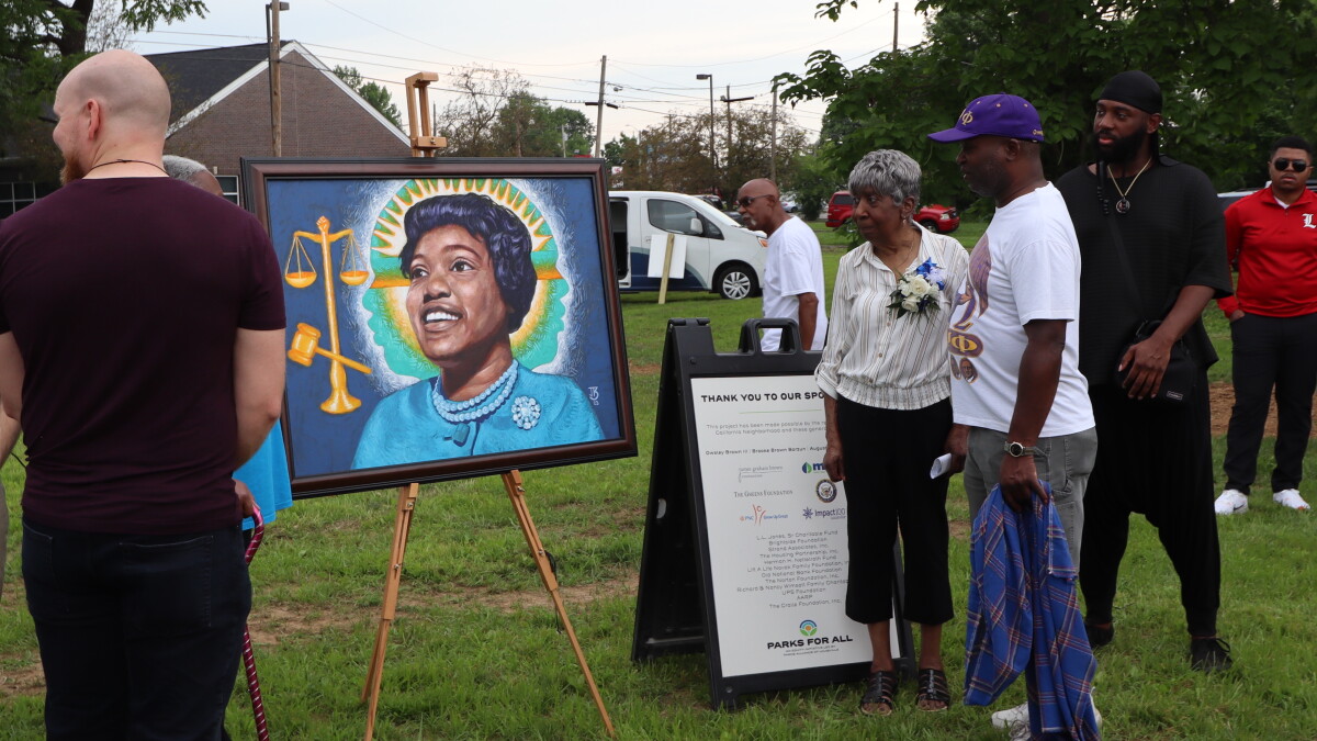 Alberta O. Jones portrait unveiled for new park in California neighborhood - Vimarsana News