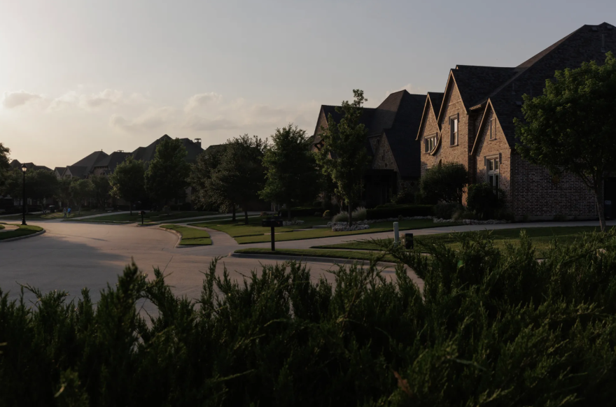 The Star Creek neighborhood in Allen on May 8, 2023. The suburbs surrounding Dallas and Fort Worth are expected to be critical in the 2026 election for U.S. Senate.