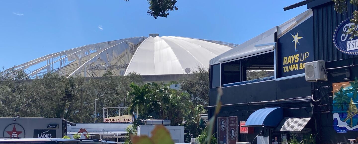 Roof of Tropicana Field destroyed