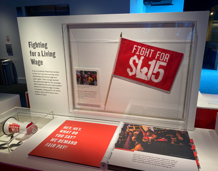 Poverty is one of the themes from Dr. King's final book that the museum incorporated into a gallery.