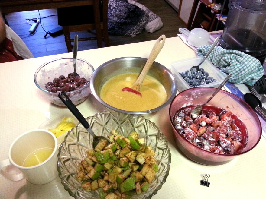 Pie fillings.