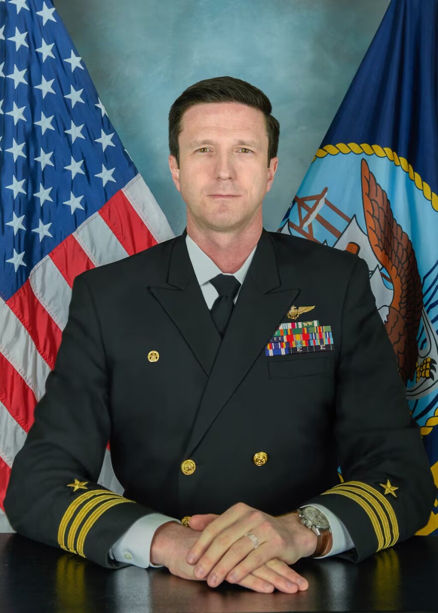 U.S. Navy Cmdr. Gabriel Edwards