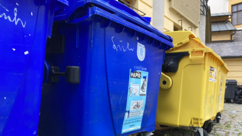 Recycling bins