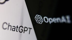OpenAI logo displayed on a phone screen and ChatGPT website displayed on a laptop screen are seen in this illustration photo taken in Krakow, Poland on December 5, 2022. (Photo by Jakub Porzycki/NurPhoto via Getty Images)