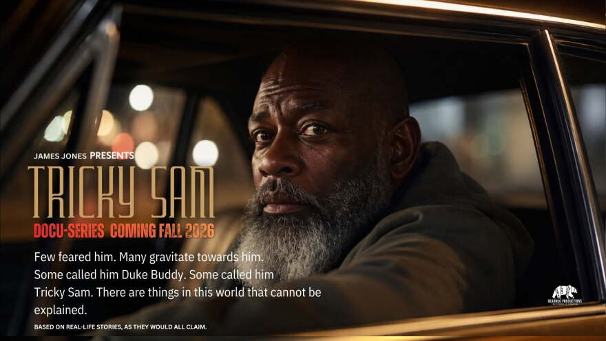 Brad Boyd, an Aurora, North Carolina, native and co-producer of Tricky Sam, portrays the legendary figure in this promotional image for the three-part documentary series. The film explores generations of stories surrounding Milton Covel, known in parts of eastern North Carolina as Tricky Sam or Duke Buddy.