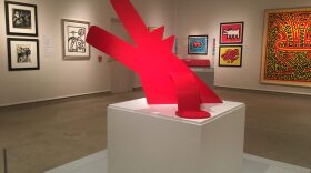 Some of Keith Haring's artwork on display at the Reading Public Museum in 2018.