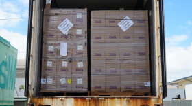 The first batch of eggs arrived in Honolulu on Sep. 14, which will be used in community distributions by the Hawaiʻi Foodbank and its affiliate partners on each major island.