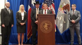 Jaime Esparza, the U.S. Attorney for the Western District of Texas, led a news conference on Wednesday, Aug. 28 that announced the roundup of members of an alleged gun trafficking ring.