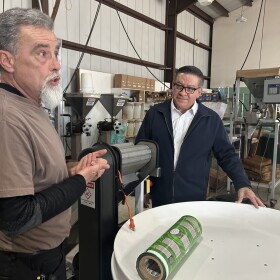 Rep. Salud Carbajal met with SLO Roasted Coffee owners and operators to discuss how federal tariffs are affecting the small business.