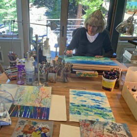Pam Haunschild in her studio.