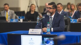New University of West Florida President Manny Diaz during the university's board of trustees meeting on January 8th.