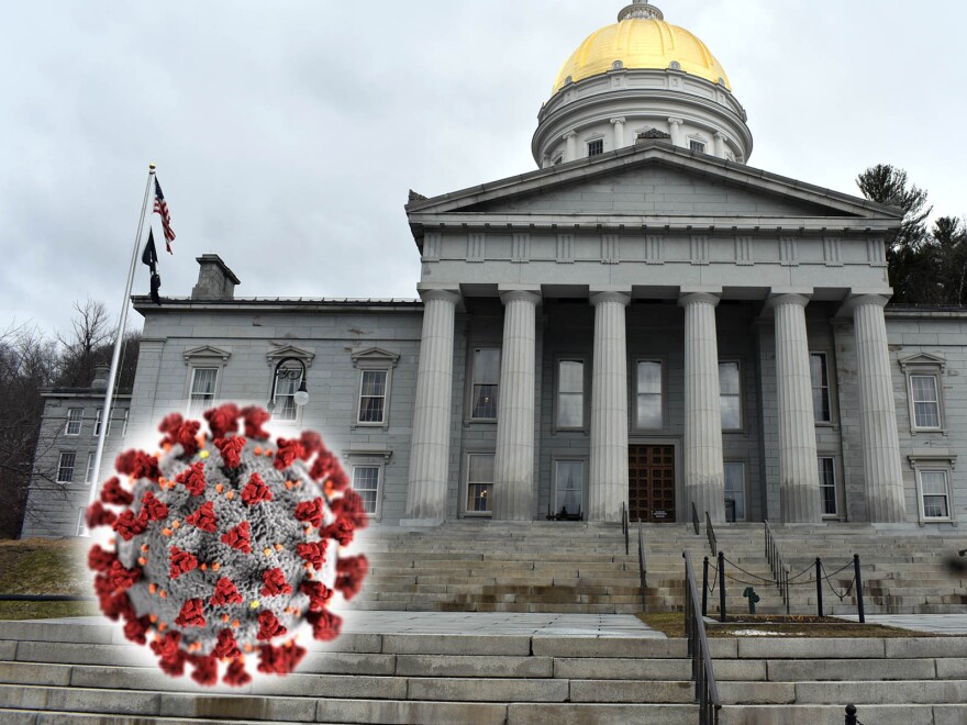 Vermont Statehouse-Coronavirus