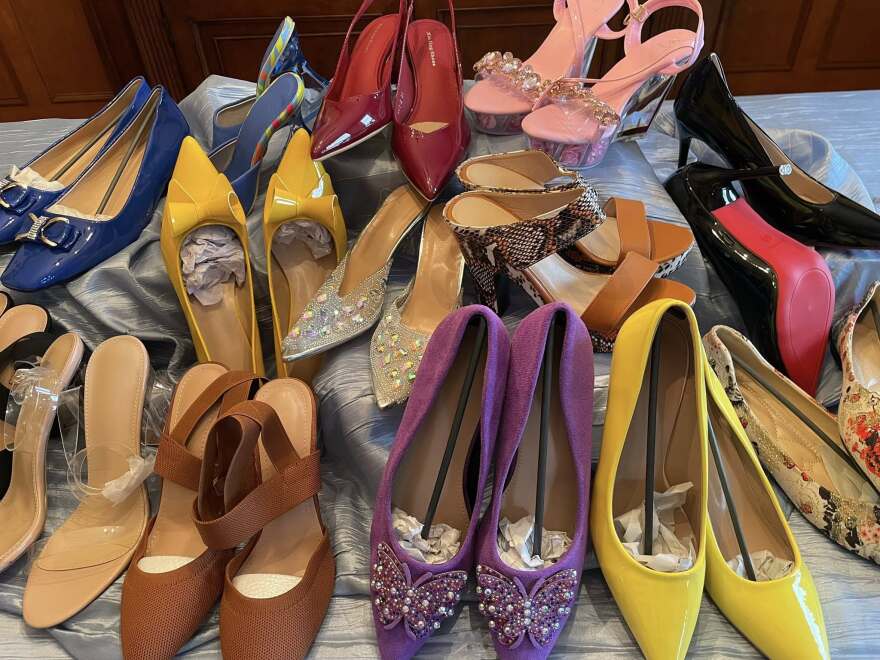 CHIP IN Batavia shoes for prom.