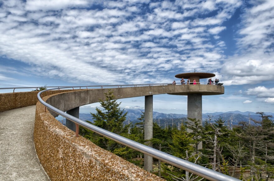 Clingmans Dome is in the Great Smoky Mountains National Park.