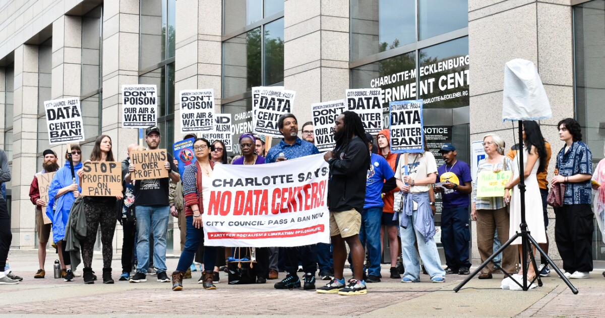 Speakers at public hearing mostly in favor of data center moratorium in Charlotte