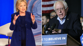 Hillary Clinton and Bernie Sanders