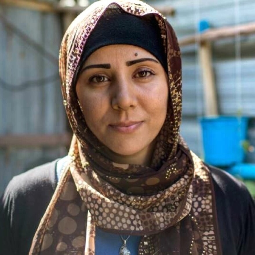 Aveen Ismail fled to the camp from Damascus with her family in 2011.