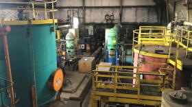 This is the room where equipment failed at ArcelorMittal’s Burns Harbor facility which eventually led to the cyanide and ammonia spill in August — the blast furnace gas washing recycle system pump station.