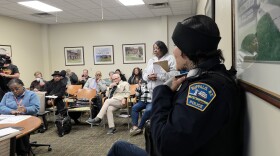 The BMHA Board of Commissioners hears community concerns during a public comment period.