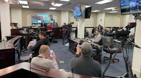 Sports Wagering Bill Sponsor Michael Meredith Before the Senate Panel Last Week