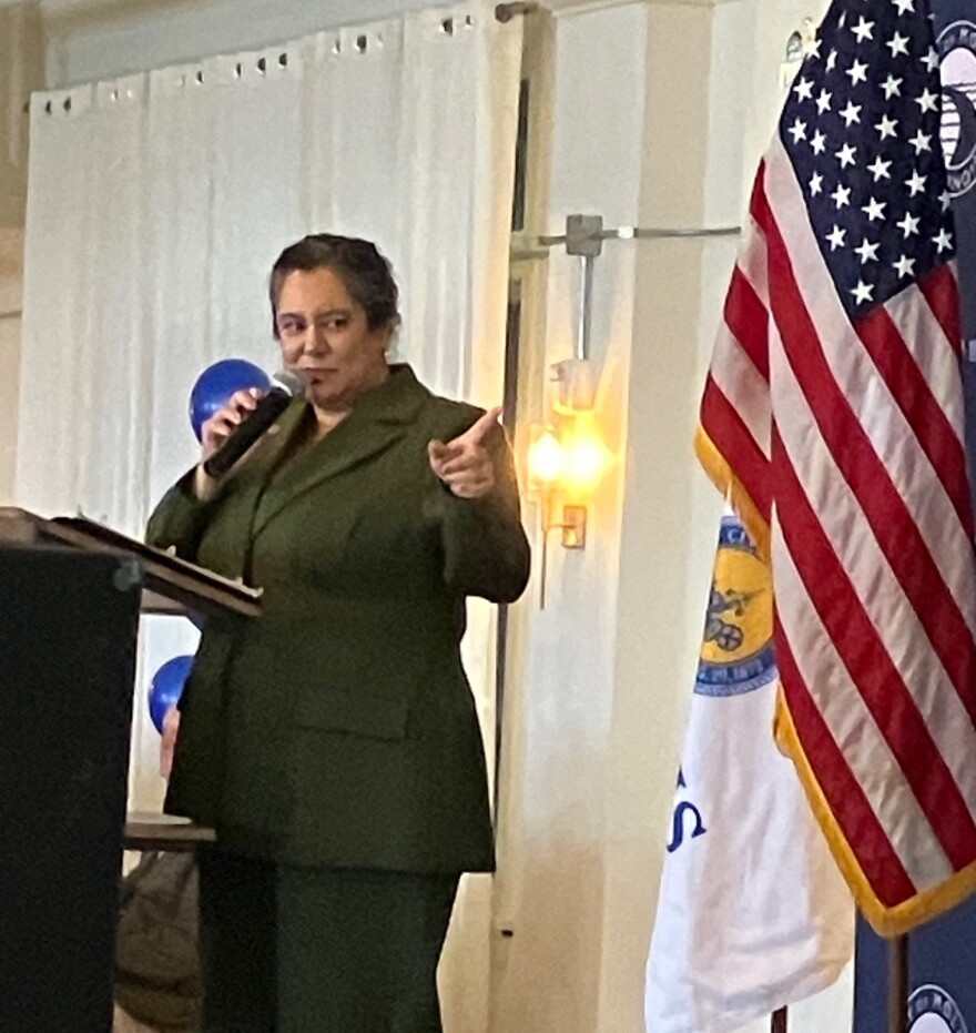Moline Mayor Sangeetha Rayapati gave her "State of the City" address at The Moline Club, Feb. 2, 2026.