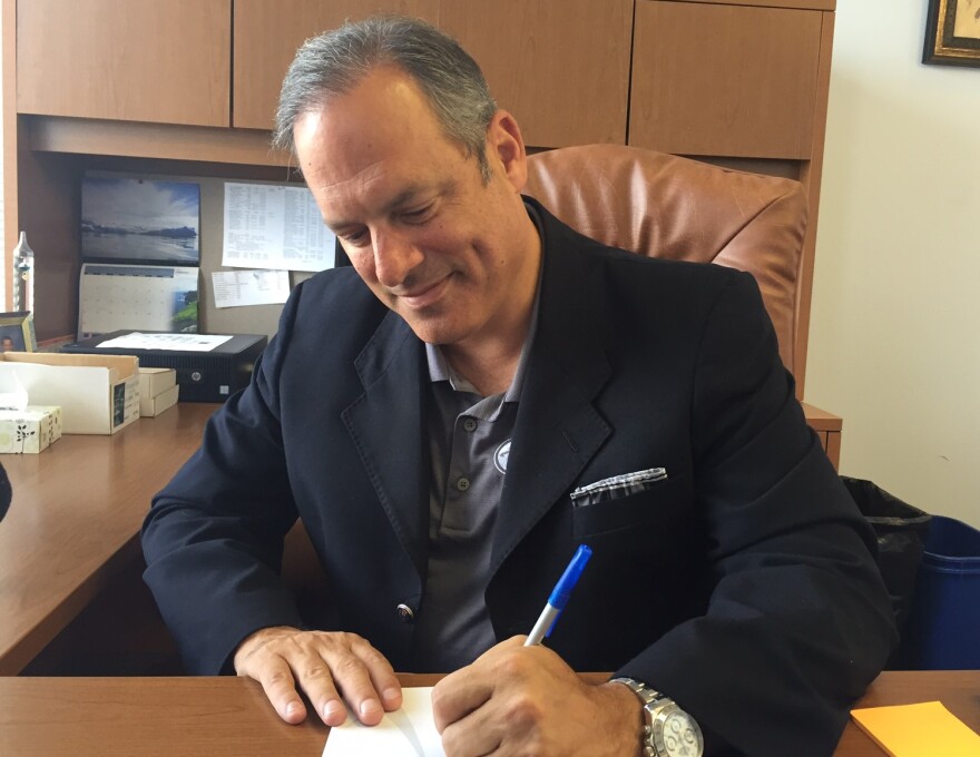 City Commissioner Scott Maddox in his office (2013)
