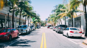 This South Beach, Miami street may be among those that employ the technologies that make up a "smart city."