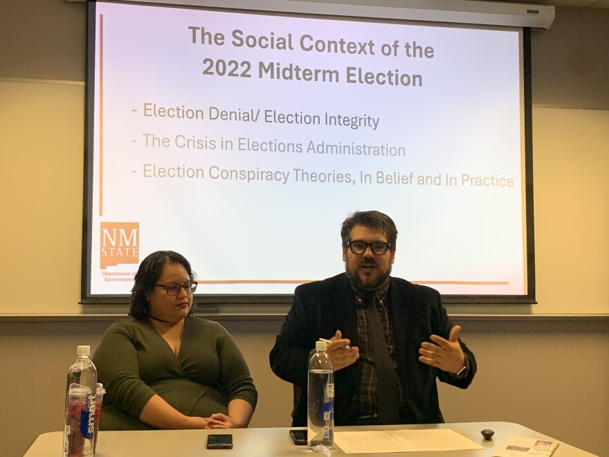 Dr. Gabriela Vitela and Dr. Cory Sukala