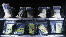 Unalaska’s wellness vending machine offers free health and wellness supplies, including naloxone kits and fentanyl and xylazine test strips.