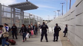 This photo was taken by an undocumented immigrant featured in a KUOW story in July 2014. It was the last photo he took of America before turning around and walking into Mexico.