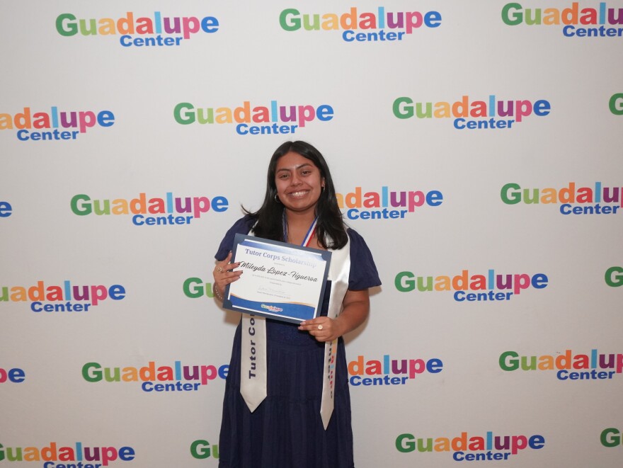 Mileyda Lopez Figueroa is one of the 34 Guadalupe Center Tutor Corps seniors who together earned more than $4 million in college scholarships.