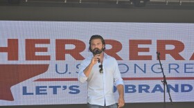 Brandon Herrera campaigns in 2024 for the GOP nomination for the TX 23rd CD.