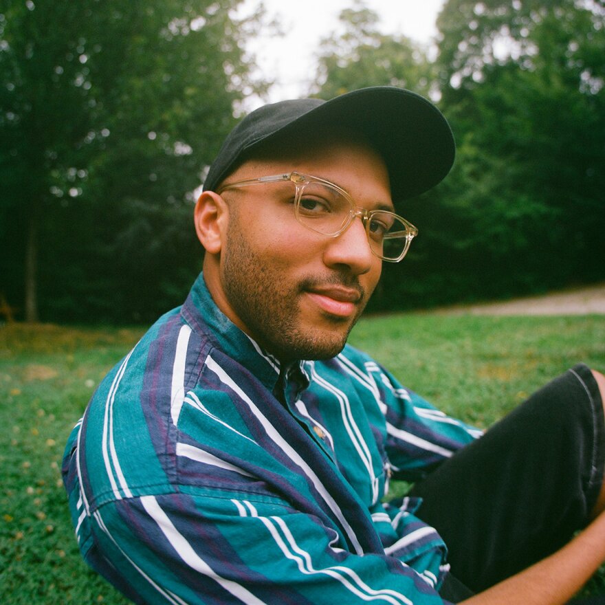 A portrait of Oakland-based artist, Space Ghost.