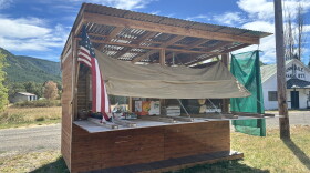 The farmstand, located at 5040 State Highway 38 Drain, Ore. Aug. 26, 2026