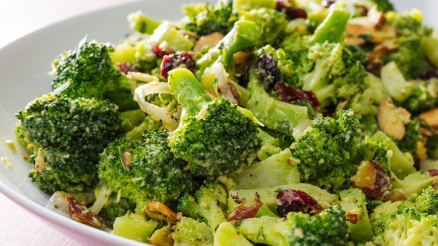 Photo of a dish with broccoli