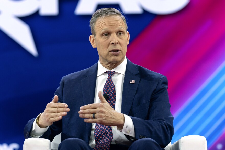 Rep. Scott Perry, R-Pa., speaks during the Conservative Political Action Conference, CPAC 2024, at the National Harbor in Oxon Hill, Md., Feb. 22, 2024.