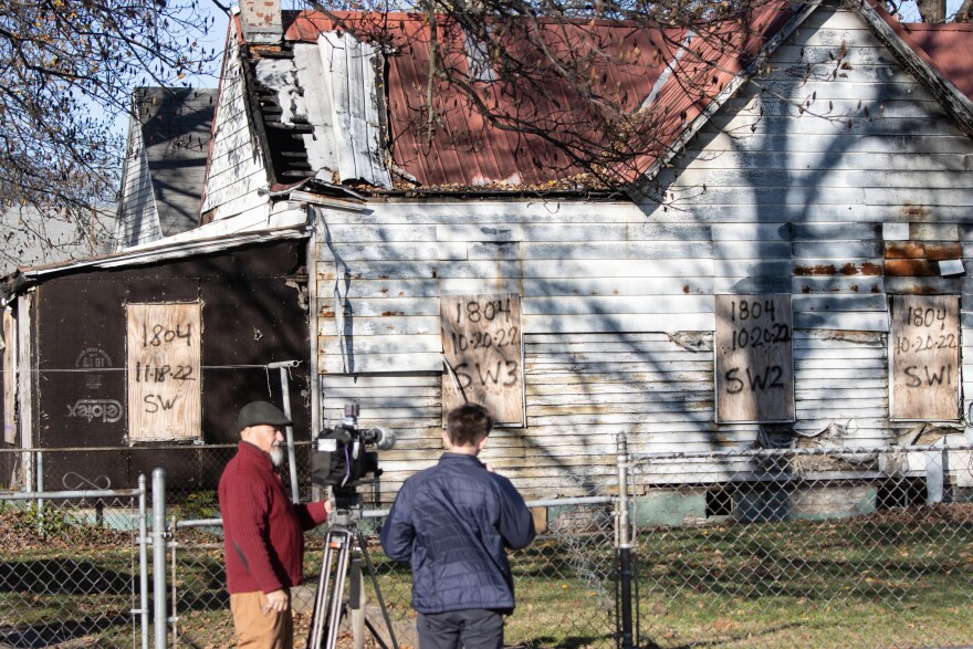 This blighted home is at Florence Street and Kratzville Road.