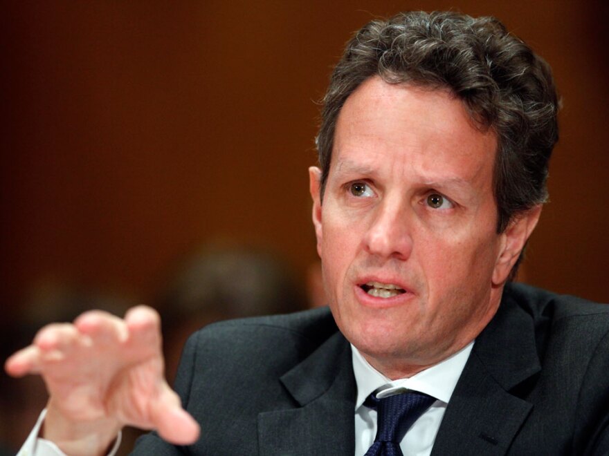 Treasury Secretary Timothy Geithner testifies at a Dec. 10 hearing of the Congressional Oversight Panel on the Troubled Asset Relief Program.