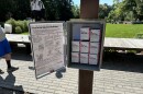 An outdoor box in Northampton, Massachusetts, can fit up to nine packages of Narcan, each containing two doses of the overdose-reversal drug.