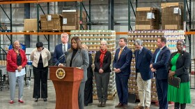 New York State Attorney General Letitia James and local lawmakers gathered Monday at the Food Bank of Central New York to announce the settlement.