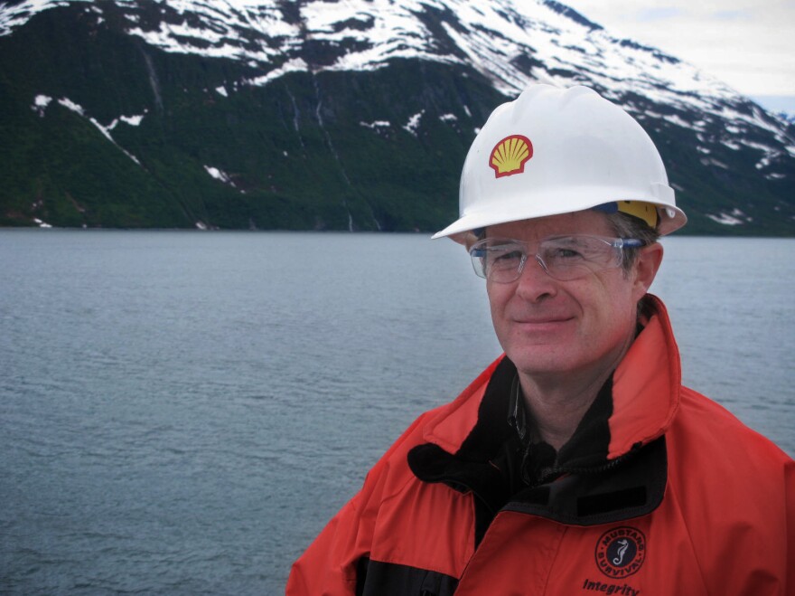Geoff Merrell is Shell's superintendent for emergency response in Alaska. The training mission on this day is to deploy and retrieve 1,000 feet of oil containment boom.