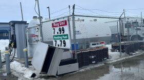 Kotzebue fuel prices on April 27, 2026. (Photo by Desiree Hagen)
