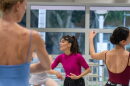 Former Miami City Ballet principal Patricia Delgado rehearses her “Push the Buttons of the Civilized” with dancers from Miami City Ballet. Delgado and composer, musician, performer Emily Estefan collaborated on the premiere, which opens the company’s season as part of “American Rhythms” at the Arsht Center on Friday, Oct. 16.