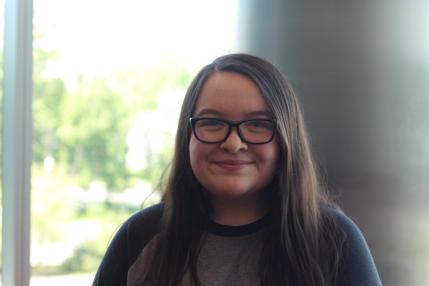 Kyra Dushkin of Kenai. (Photo by Wesley Early, Alaska Public Media - Anchorage)