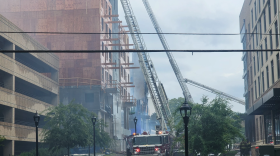 Two workers were killed when a fire broke out at a construction site in Charlotte's SouthPark area on Thursday, May 18, 2023.